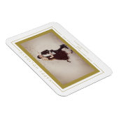 Magnet Flexible Custon Photo Noël Chic Simple Typographie (Côté Droit)