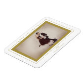 Magnet Flexible Custon Photo Noël Chic Simple Typographie (Côté Gauche)