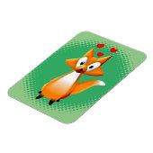 Magnet Flexible Cute animal caricature Fox (Côté Gauche)