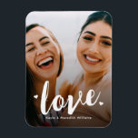 Magnet Flexible Cute Best Friends Love Photo Keepsaké<br><div class="desc">Magnet photo Keepsaké des meilleurs amis</div>