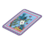 MAGNET FLEXIBLE CUTE BLUEBIRD SWEETHEARTS, INSÉPARABLE VALENTINE (Côté Gauche)