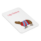 Magnet Flexible Cute capybara dans l'aimant frigidaire du pull-ove (Côté Droit)