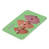 Magnet Flexible Cute chantant des patates douces caricaturales lég (Côté Gauche)