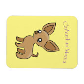 Magnet Flexible Cute Chihuahua Mama Art Thunder_Cove (Horizontal)