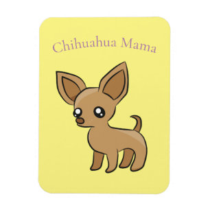 Magnet Flexible Cute Chihuahua Mama Art Thunder_Cove