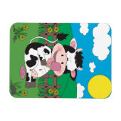 Magnet Flexible Cute Cow Cartoon (Horizontal)
