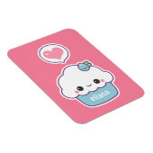 Magnet Flexible Cute Cupcake aux bleuets (Côté Droit)