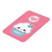 Magnet Flexible Cute Cupcake aux bleuets (Côté Gauche)