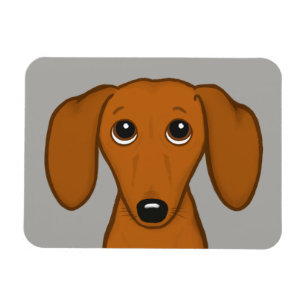 Magnet Flexible Cute Dachshund   Cartoon Wiener Dog