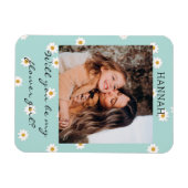 Magnet Flexible Cute Daisies Photo Flower Proposition de fille (Horizontal)