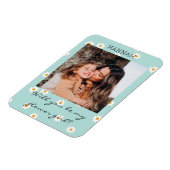 Magnet Flexible Cute Daisies Photo Flower Proposition de fille (Côté Gauche)