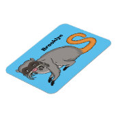 Magnet Flexible Cute Emperor Tamarin illustration (Côté Gauche)