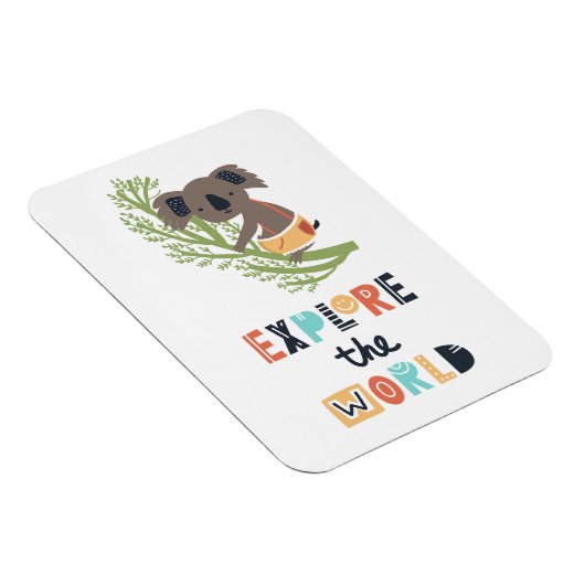 Magnet Flexible Cute Exploration Koala (Côté Droit)