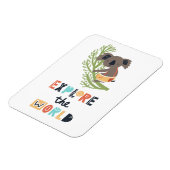 Magnet Flexible Cute Exploration Koala (Côté Gauche)
