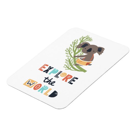Magnet Flexible Cute Exploration Koala (Côté Gauche)