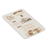 Magnet Flexible Cute Farm Theme Anniversaire Fête Garçon ou Fille (Côté Droit)
