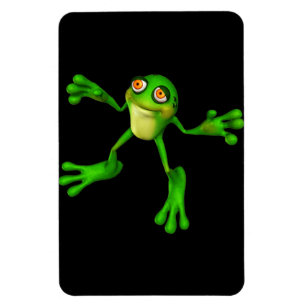 Magnet Flexible Cute Froggy verte