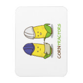 Magnet Flexible Cute Funny Corn Entrepreneurs Punny Humour (Vertical)