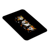 Magnet Flexible Cute Ghost Boire Café Halloween Fall Ghost Bo (Côté Droit)