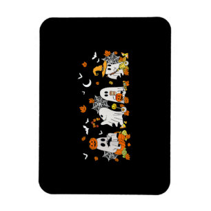 Magnet Flexible Cute Ghost Boire Café Halloween Fall Ghost Bo