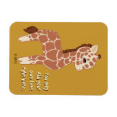 Magnet Flexible Cute Giraffe (Horizontal)
