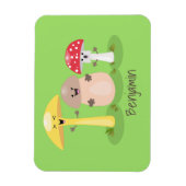 Magnet Flexible Cute kawaii champignon champignon toadstool (Vertical)