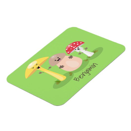 Magnet Flexible Cute kawaii champignon champignon toadstool (Côté Gauche)