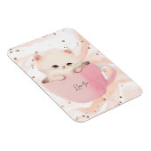 Magnet Flexible Cute Kitten dans une Tea up (Côté Droit)