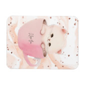 Magnet Flexible Cute Kitten dans une Tea up (Horizontal)