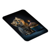 Magnet Flexible Cute Kitten Souhaitant un joyeux anniversaire (Côté Droit)