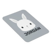 Magnet Flexible Cute Little Bunny Rabbit with Personalized (Côté Droit)
