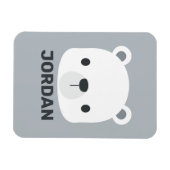 Magnet Flexible Cute Little Polar Bear (Horizontal)
