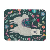 Magnet Flexible Cute Llama (Horizontal)