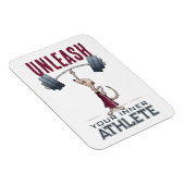 Magnet Flexible Cute Meerkat dévoile votre dessin d'athlète intéri (Côté Droit)