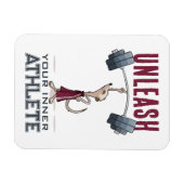 Magnet Flexible Cute Meerkat dévoile votre dessin d'athlète intéri (Horizontal)