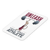 Magnet Flexible Cute Meerkat dévoile votre dessin d'athlète intéri (Côté Gauche)