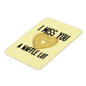 Magnet Flexible Cute Missing Someone Quotes I Miss You a WaffleLot (Côté Gauche)