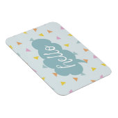 Magnet Flexible Cute Pastel Hello (Côté Droit)