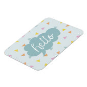 Magnet Flexible Cute Pastel Hello (Côté Gauche)
