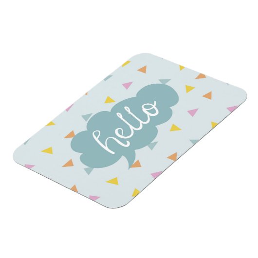 Magnet Flexible Cute Pastel Hello (Côté Gauche)