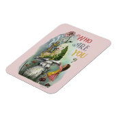 Magnet Flexible Cute Pink Caterpillar à Alice au Pays des merveill (Côté Gauche)