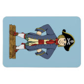 Magnet Flexible Cute Pirate Lad (Horizontal)