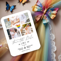 Cute Pride Rainbow Heart Lesbian Gay 3 Photos