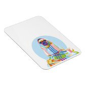 Magnet Flexible Cute Pug Dog (Côté Droit)