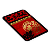 Magnet Flexible Cute Rabbit chinois Année Zodiac Anniversaire VPM (Côté Droit)