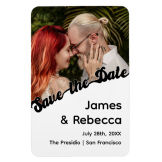 Magnet Flexible Cute Retro Boho Minimaliste Quirky Texte & Photo