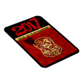Magnet Flexible Cute Rooster Chinois Nouvelle coutume Année Annive (Côté Droit)