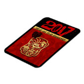 Magnet Flexible Cute Rooster Chinois Nouvelle coutume Année Annive (Côté Gauche)