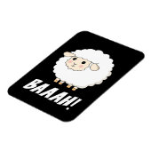 Magnet Flexible Cute Sheep Baah (Côté Gauche)
