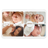 Magnet Flexible Cute Simple Multi Photo Keepsaké Moderne Élégant M (Horizontal)